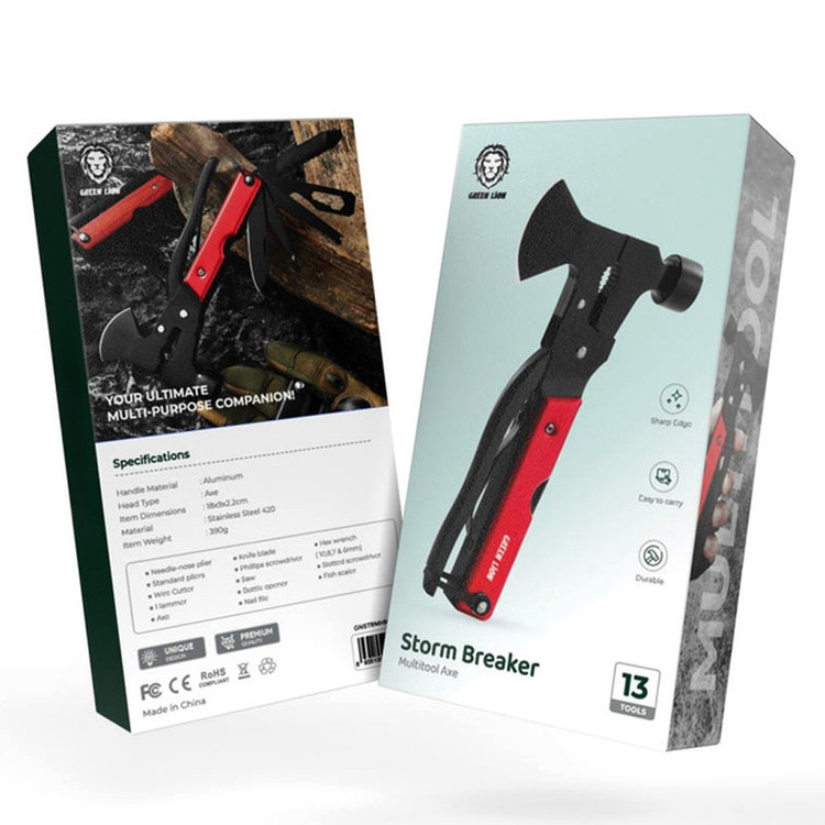 تبر و چکش 13 کاره گرین لاین مدل Storm Breaker Multitool Axe
