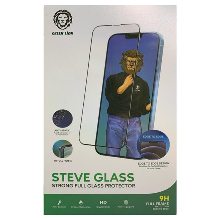 محافظ صفحه نمایش گرین لاین مدل Steve مناسب برای گوشی موبایل اپل iPhone 13 13 Pro