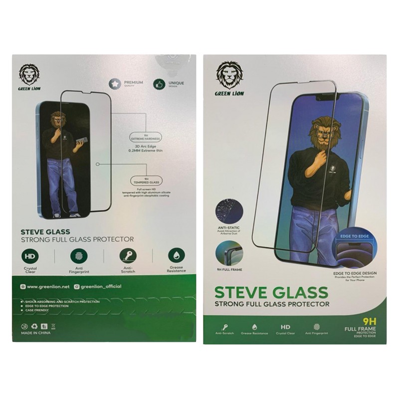 محافظ صفحه نمایش گرین لاین مدل Steve مناسب برای گوشی موبایل اپل iPhone 13 13 Pro