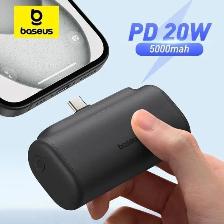 پاوربانک بیسوس مدل PPWC05T ظرفیت 5000 میلی آمپر ساعت