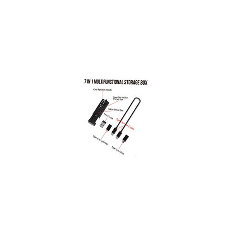 کابل تبدیل USB-C USB به لایتنینگ USB-C MicroUSB بیوا مدل C-17 طول 0.28 متر
