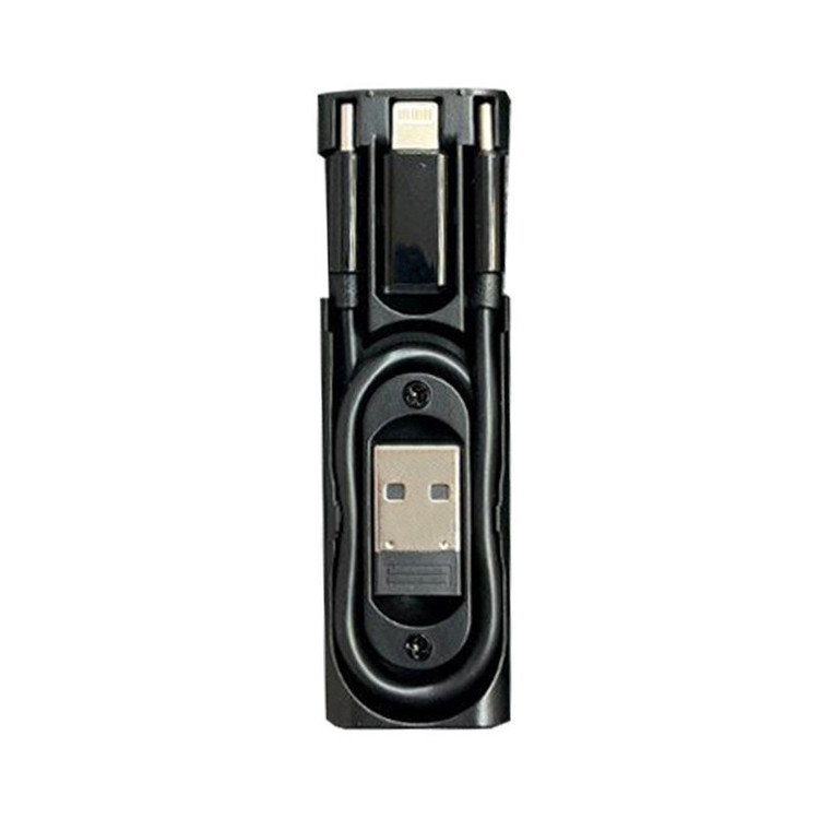 کابل تبدیل USB-C USB به لایتنینگ USB-C MicroUSB بیوا مدل C-17 طول 0.28 متر