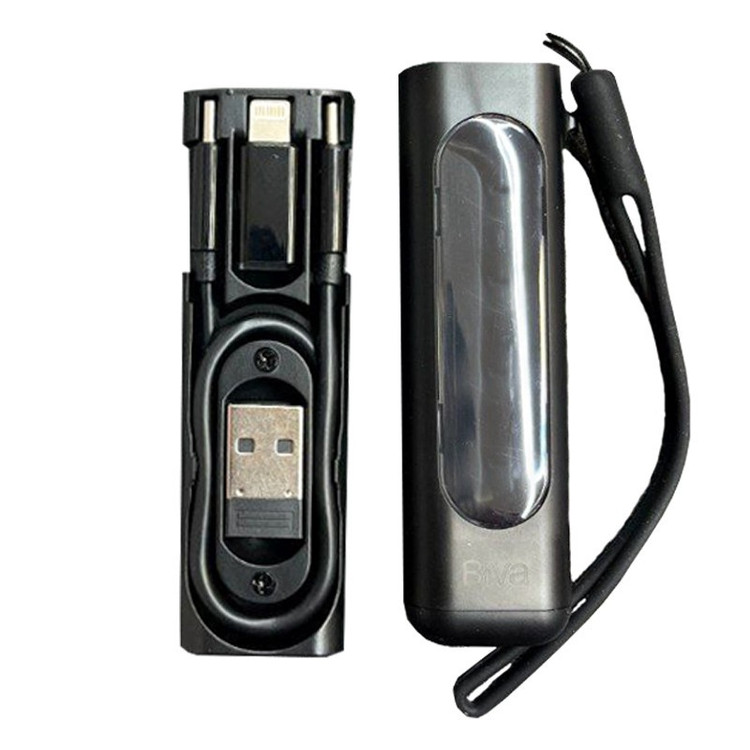 کابل تبدیل USB-C USB به لایتنینگ USB-C MicroUSB بیوا مدل C-17 طول 0.28 متر