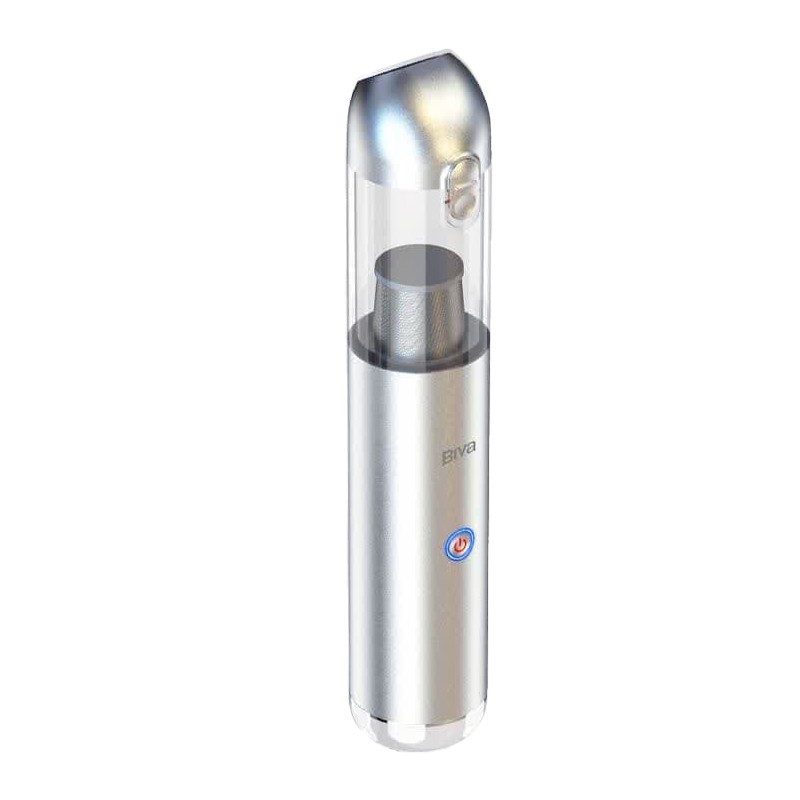 جارو شارژی خودرو بیوا مدل BVC-02s با توان مکش 120 AirWatt، باتری 2200mAh، ظرفیت مخزن 200ml، چراغ قوه و چراغ چشمک زن ه...