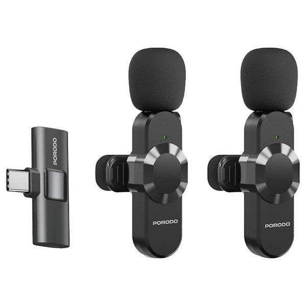 میکروفن بی سیم پرودو مدل lamphf3 با درگاه اتصال type c