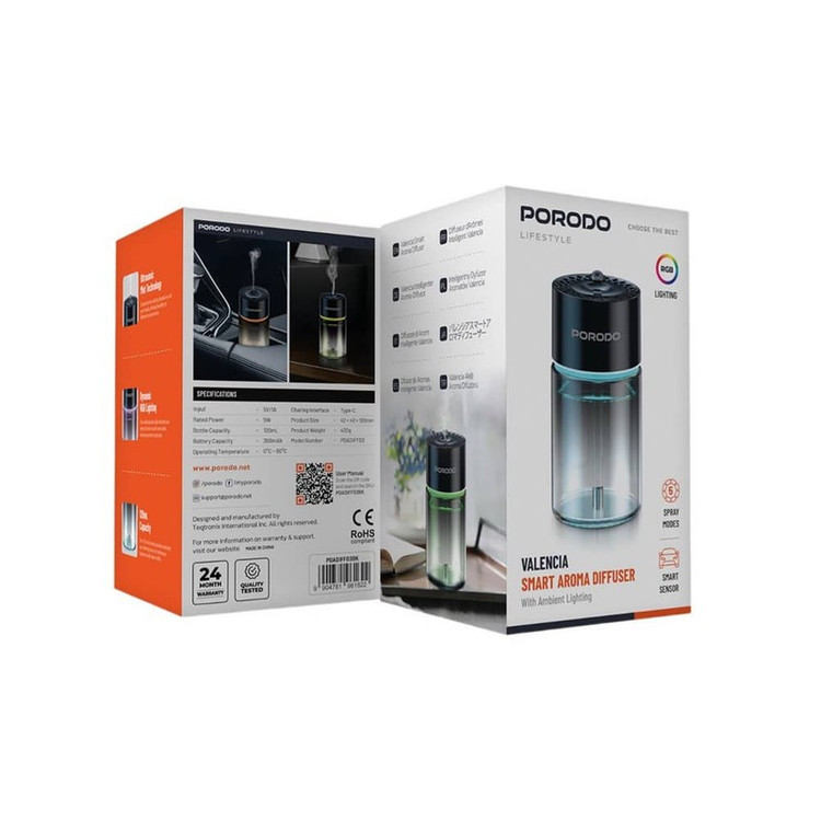 خوشبوکننده خودرو پرودو مدل PDADIFFD3BK با رایحه Ocean حجم 120 میلی لیتر