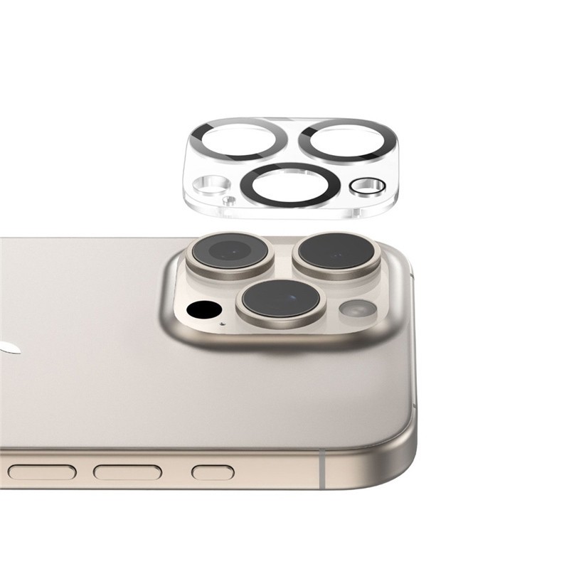 محافظ لنز دوربین گرین لاین مدل GNTRPCL16PMTP مناسب برای گوشی موبایل اپل IPhone 16 Pro 16 Pro Max