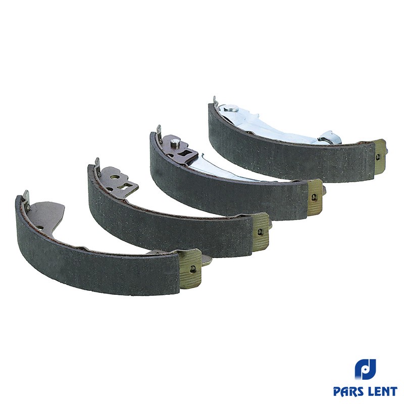لنت ترمز عقب خودرو لنت پارس مدل 1-71059 دو جفت مناسب برای سایپا پراید 151 (وانت)، تیبا، تیبا 2، ساینا، کوییک، کیا ریو