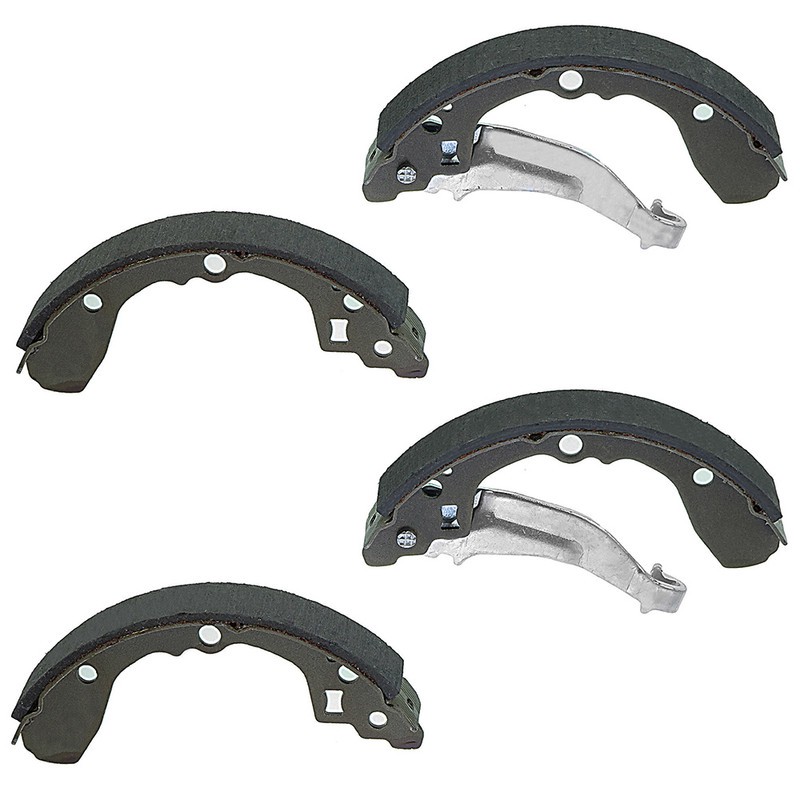 لنت ترمز عقب خودرو لنت پارس مدل 1-71059 دو جفت مناسب برای سایپا پراید 151 (وانت)، تیبا، تیبا 2، ساینا، کوییک، کیا ریو