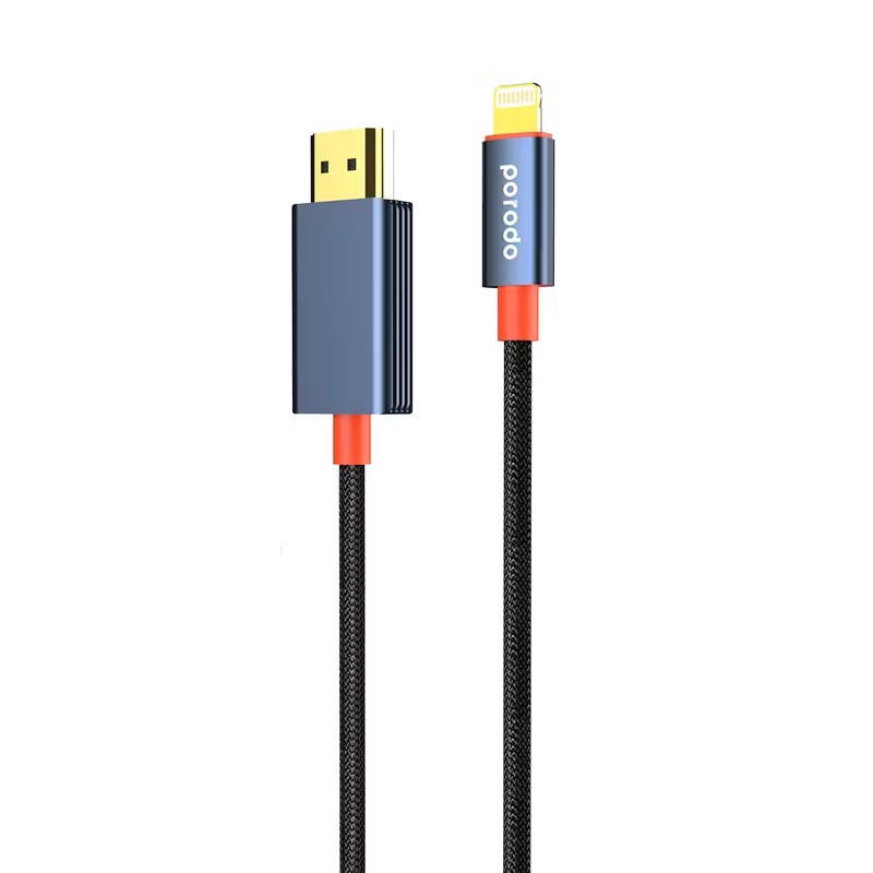 کابل تبدیل لایتنینگ به HDMI پرودو مدل CBL0017 طول 2 متر