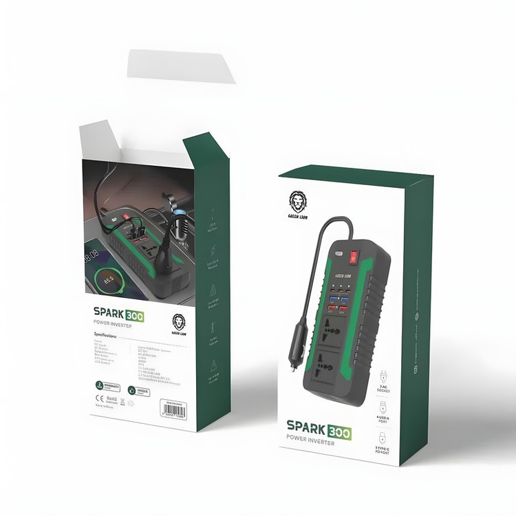 شارژر فندکی 300 وات گرین لاین مدل Sparks 3000