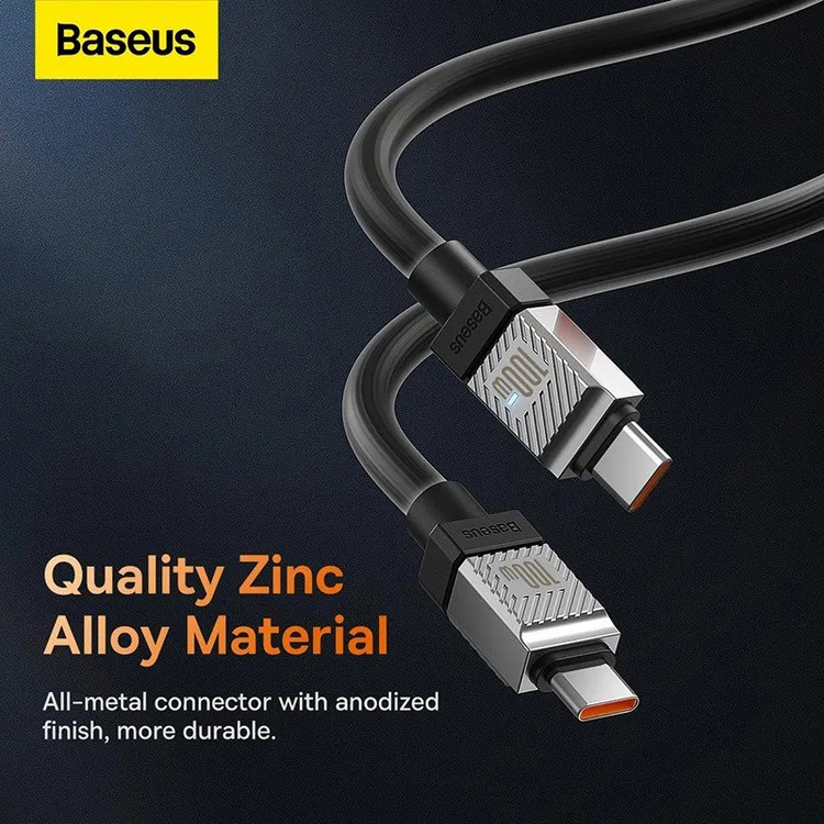 کابل USB-C بیسوس مدل CoolPlay Series 100W طول 1 متر