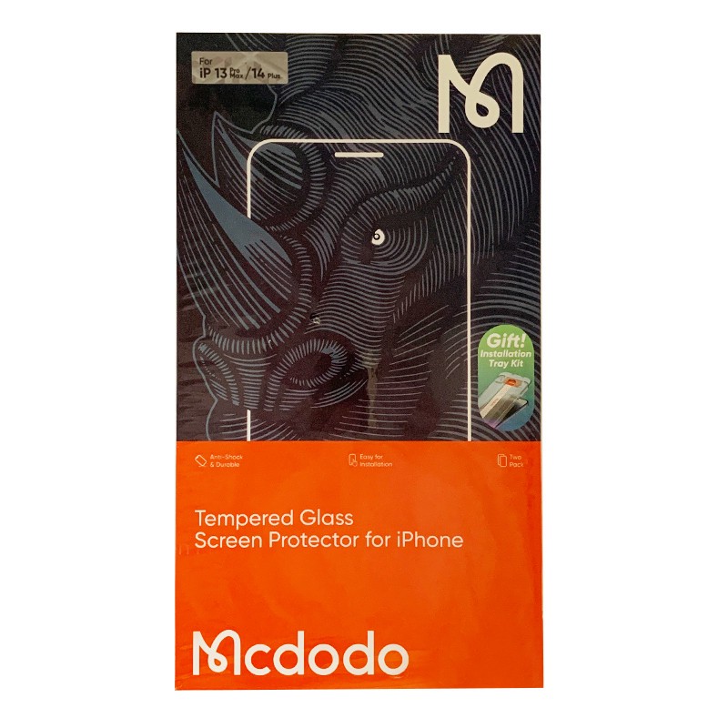 محافظ صفحه نمایش مک دودو مدل PF-4303 مناسب برای گوشی موبایل اپل iPhone 13 Pro Max 14 Plus بسته دو عددی