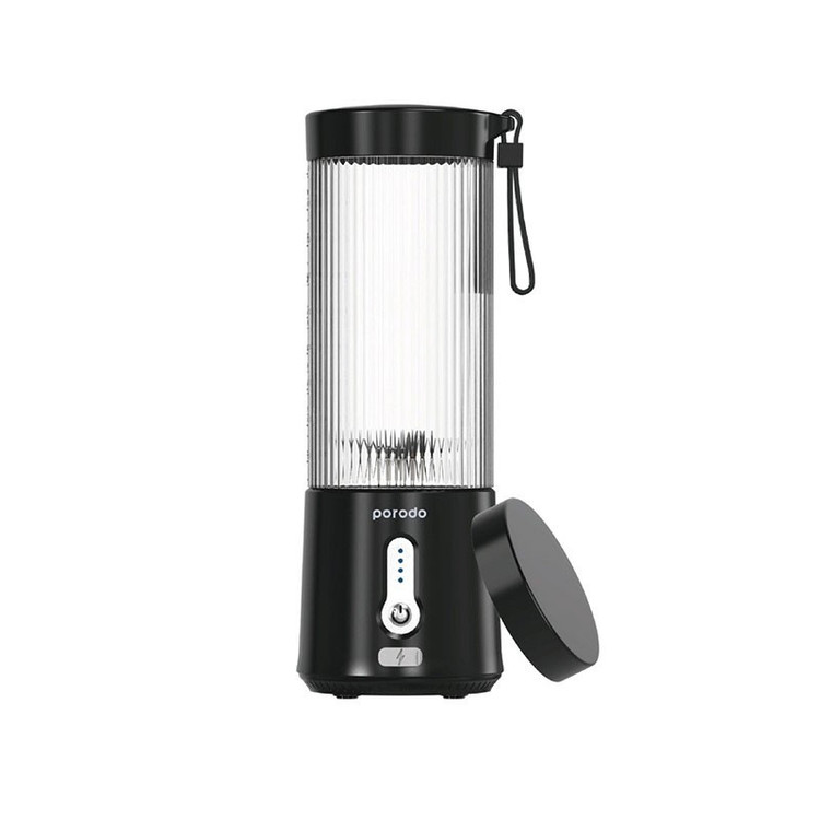 شیکر قابل حمل مدل LIFESTYLE portable Blender with extra Botton lid 4PD-LFST017-BK