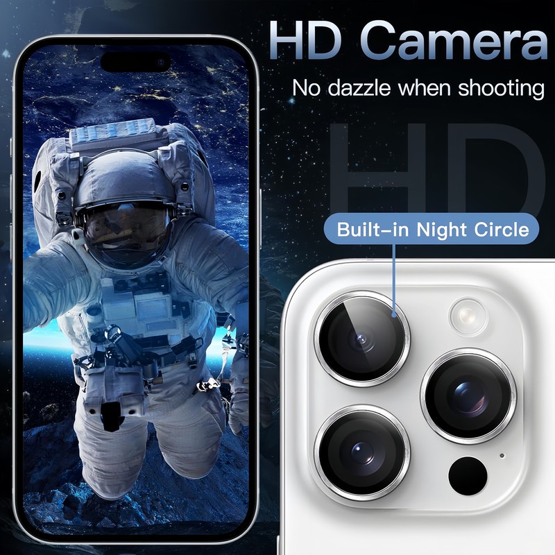 محافظ لنز دوربین گرین لاین مدل Classic مناسب برای گوشی موبایل اپل iPhone 16 Pro 16 ProMax