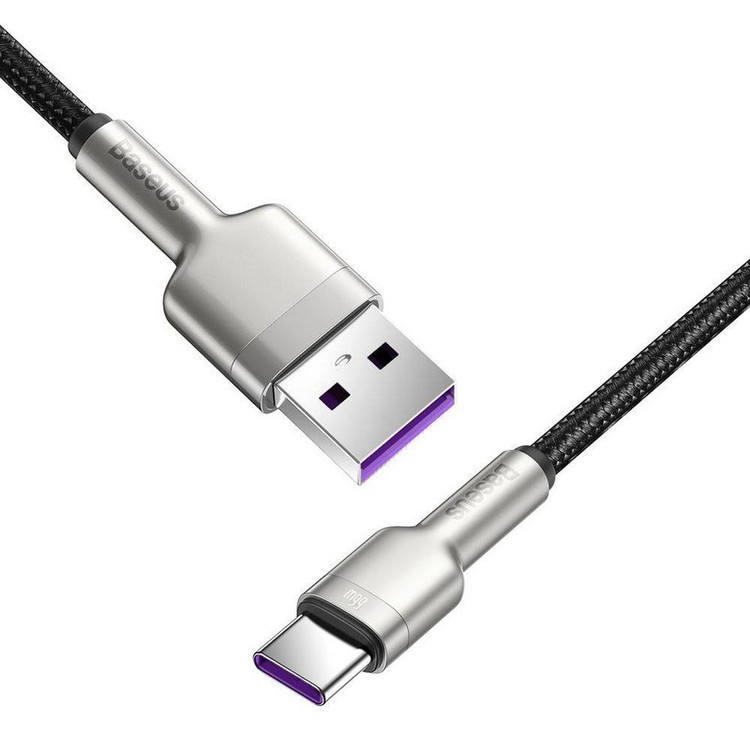 کابل تبدیل USB به USB-C باسئوس مدل Metal Data cable 66W طول 2 متر