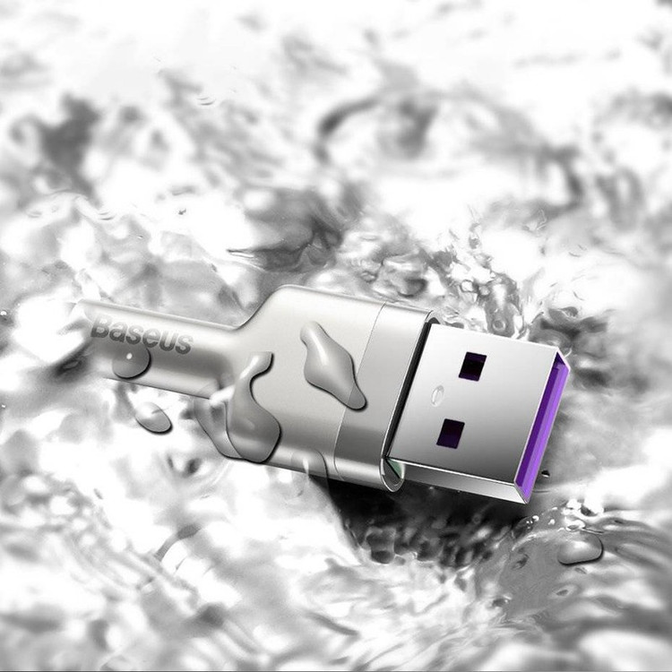 کابل تبدیل USB به USB-C باسئوس مدل Metal Data cable 66W طول 2 متر