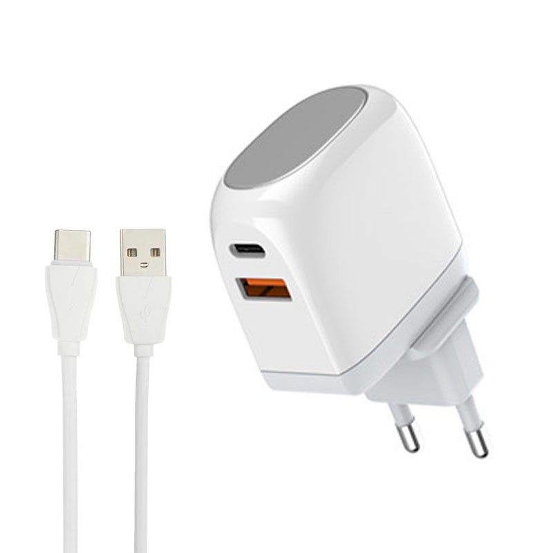 شارژر دیواری الدینیو مدل Super Charger به همراه کابل USB-C