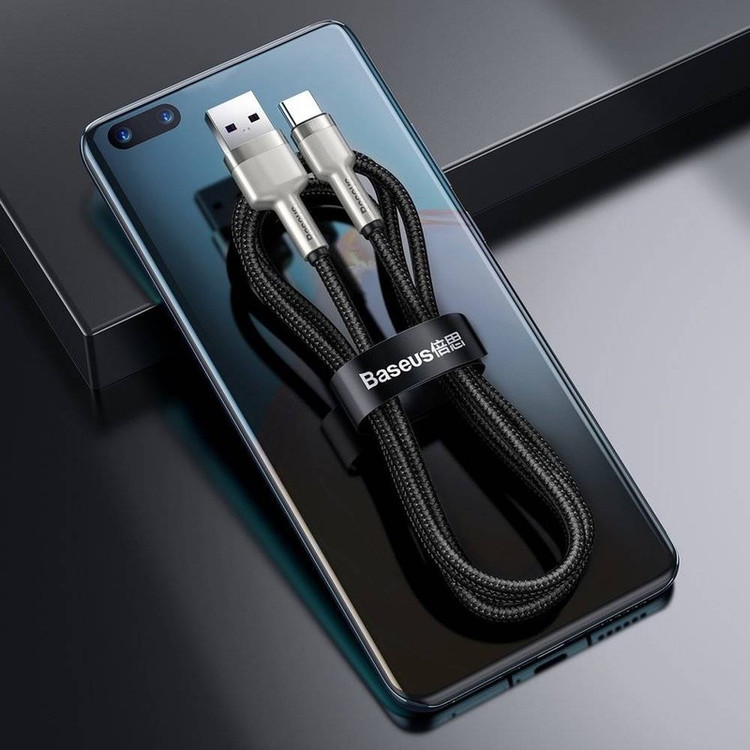 کابل تبدیل USB به USB-C بیسوس مدل HIGH CURRENT 66W طول 1 متر