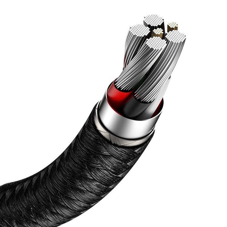 کابل تبدیل USB به USB-C بیسوس مدل HIGH CURRENT 66W طول 1 متر
