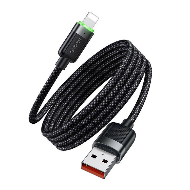کابل تبدیل USB به لایتنینگ مک دودو مدل CA-600 Magnetic Self-Winding طول 1.2 متر