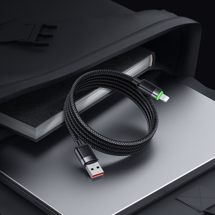 کابل تبدیل USB به لایتنینگ مک دودو مدل CA-600 Magnetic Self-Winding طول 1.2 متر