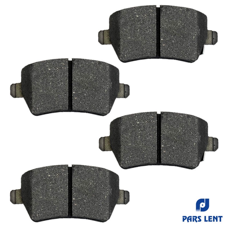 لنت ترمز دیسکی عقب خودرو لنت پارس کد 2-80196 دو جفت مناسب برای آریزو 5 IE
