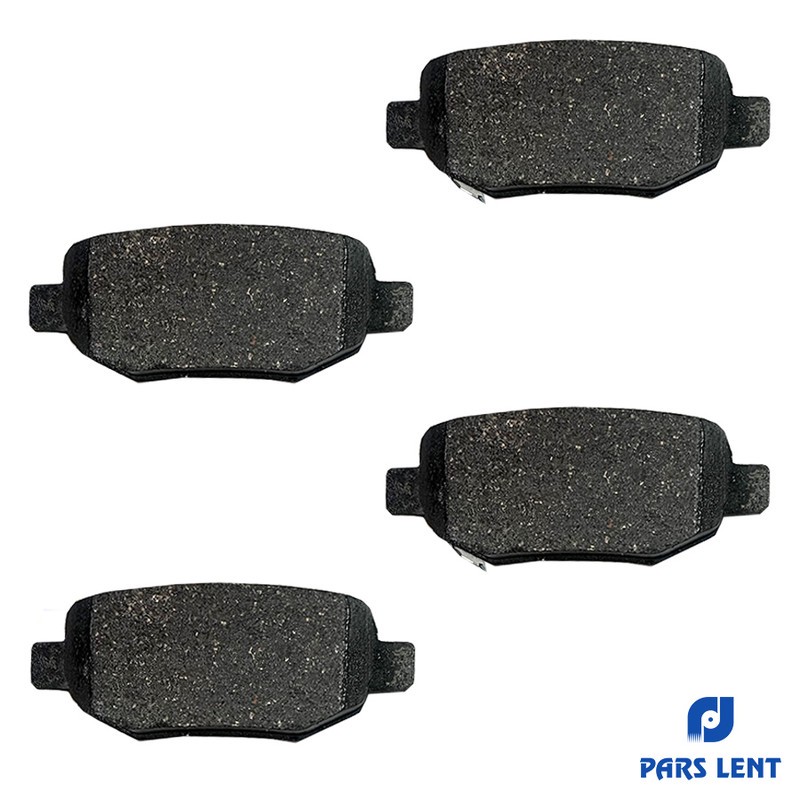 لنت ترمز عقب خودرو لنت پارس کد 4-80164 دو جفت مناسب برای ام وی ام X33S