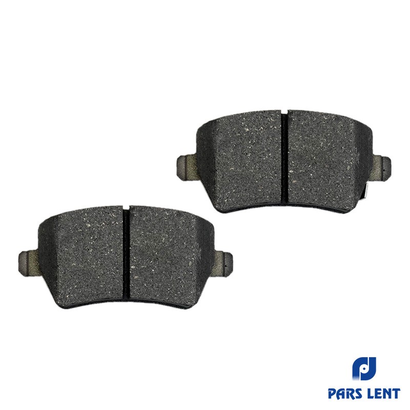 لنت ترمز دیسکی عقب خودرو لنت پارس کد 2-80196 دو جفت مناسب برای تیارا پرایم