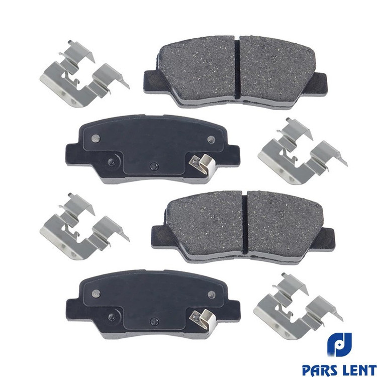 لنت ترمز عقب لنت پارس کد 80135 مناسب برای پژو 207 MC