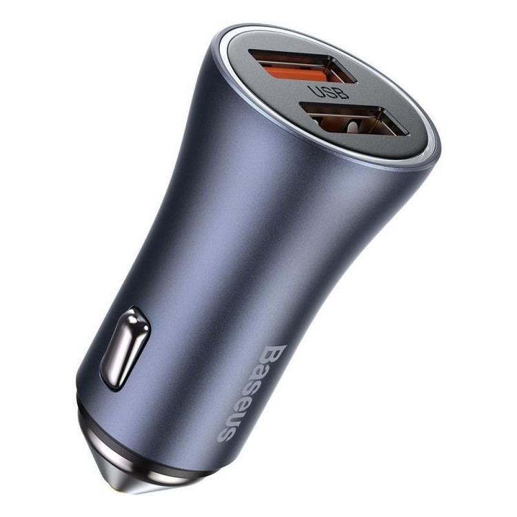 شارژر فندکی باسئوس مدل tzccjd-a0g به همراه کابل تبدیل USB-C