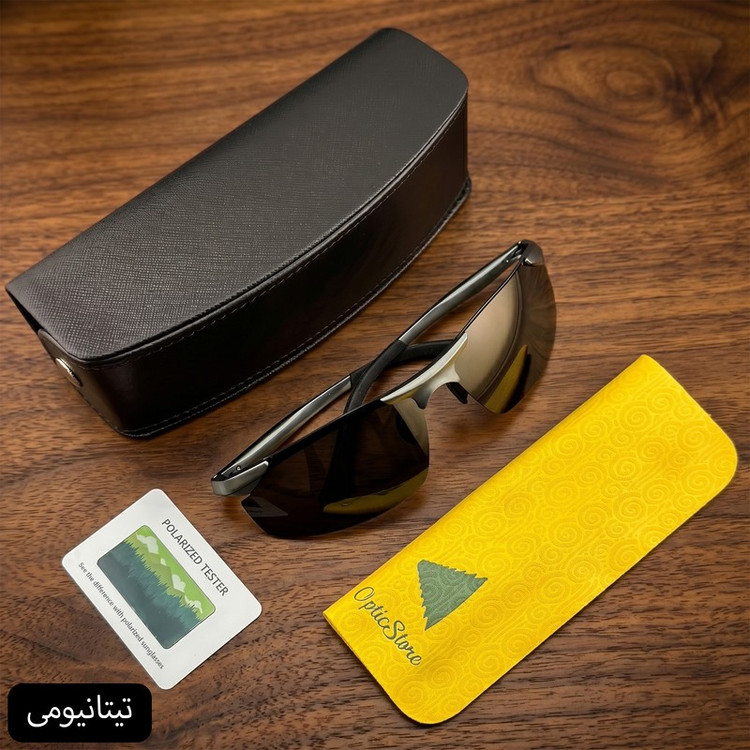 عینک ورزشی مدل 8179 Polarized Metal مناسب برای انواع ورزش ها
