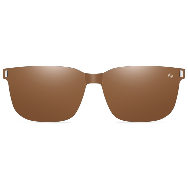 فریم عینک طبی آلبرت وگ مدل CG7201C646-P75 Polarized Double Switch مناسب برای انواع صورت به همراه کاور آفتابی