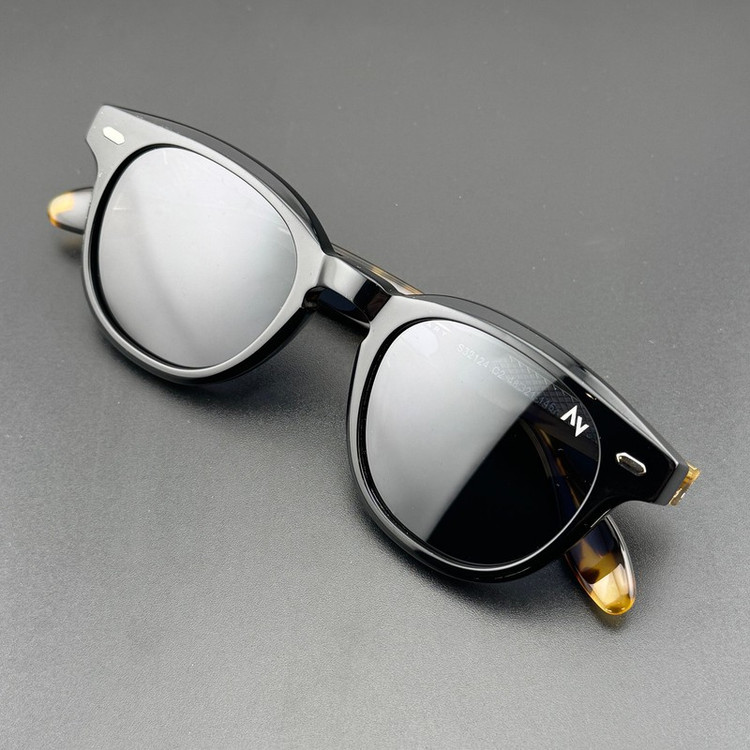 عینک آفتابی گرد آلبرت وگ مدل S32124C2 Acetate Avantgarde Visionary