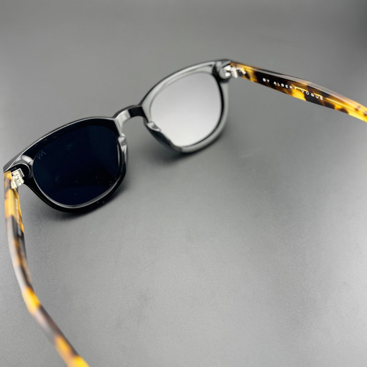 عینک آفتابی گرد آلبرت وگ مدل S32124C2 Acetate Avantgarde Visionary