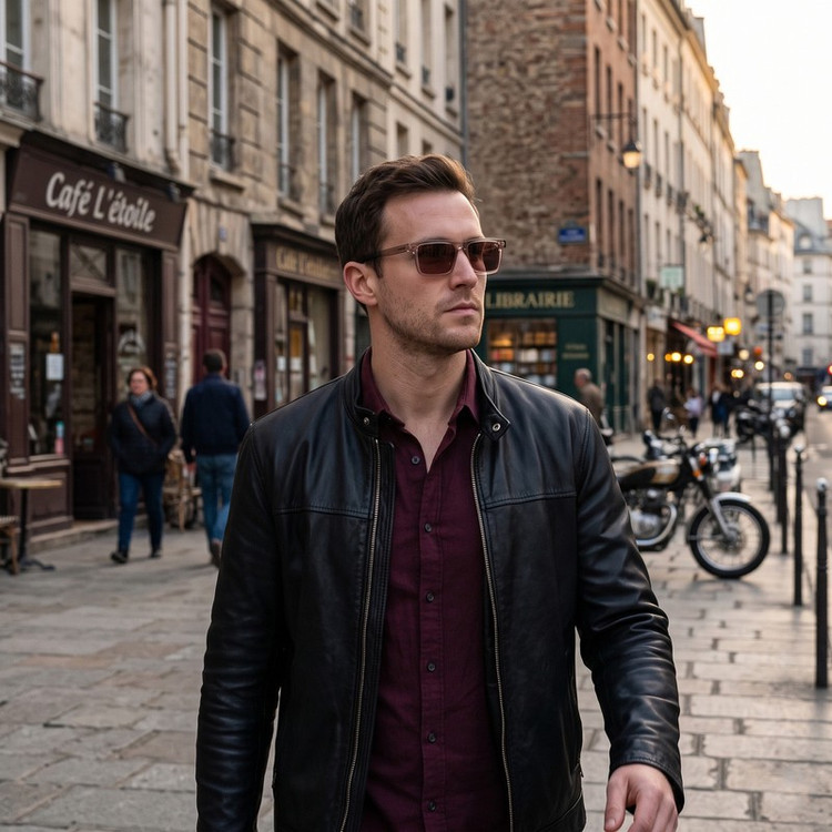 فریم عینک طبی آلبرت وگ مدل CG7703C286P191 Polarized Double Switch مناسب برای انواع صورت به همراه کاور آفتابی