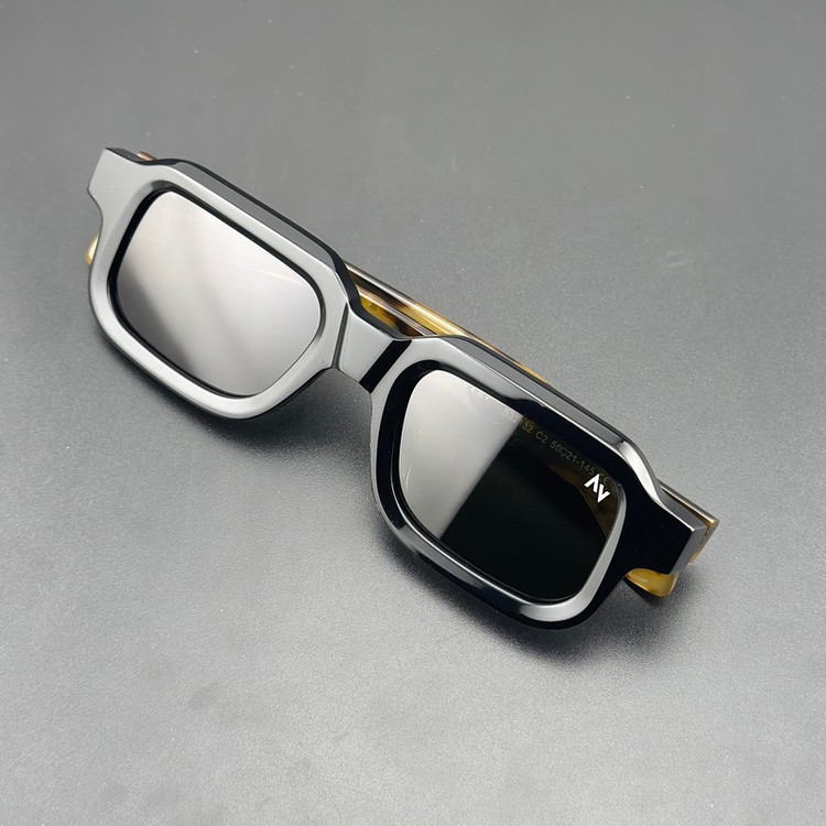 عینک آفتابی مربعی آلبرت وگ مدل S32132C2 Acetate Avantgarde Visionary