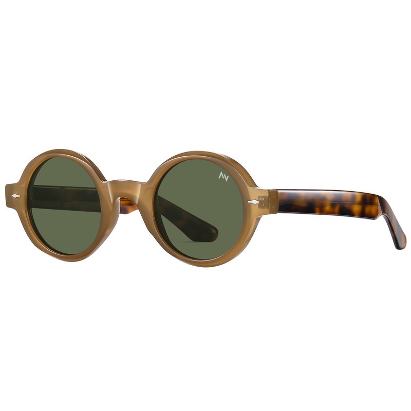 عینک آفتابی گرد آلبرت وگ مدل S-31108-C3 Acetate Avantgarde Visionary