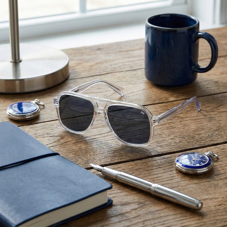 عینک آفتابی خلبانی (Aviator) آلبرت وگ مدل S31117C4 Acetate Avantgarde Visionary