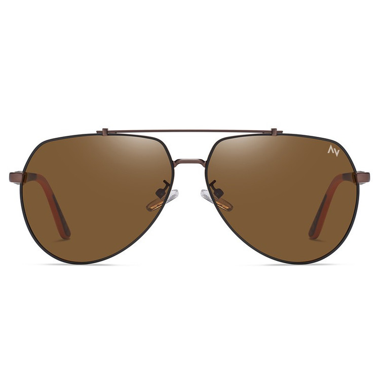 عینک آفتابی خلبانی مردانه آلبرت وگ مدل 6322C108P112 Polarized Avantgarde Visionary