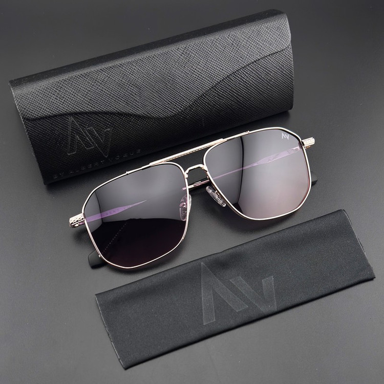 عینک آفتابی خلبانی (Aviator) آلبرت وگ مدل JS8538C11-P105 Polarized Avantgarde Visionary