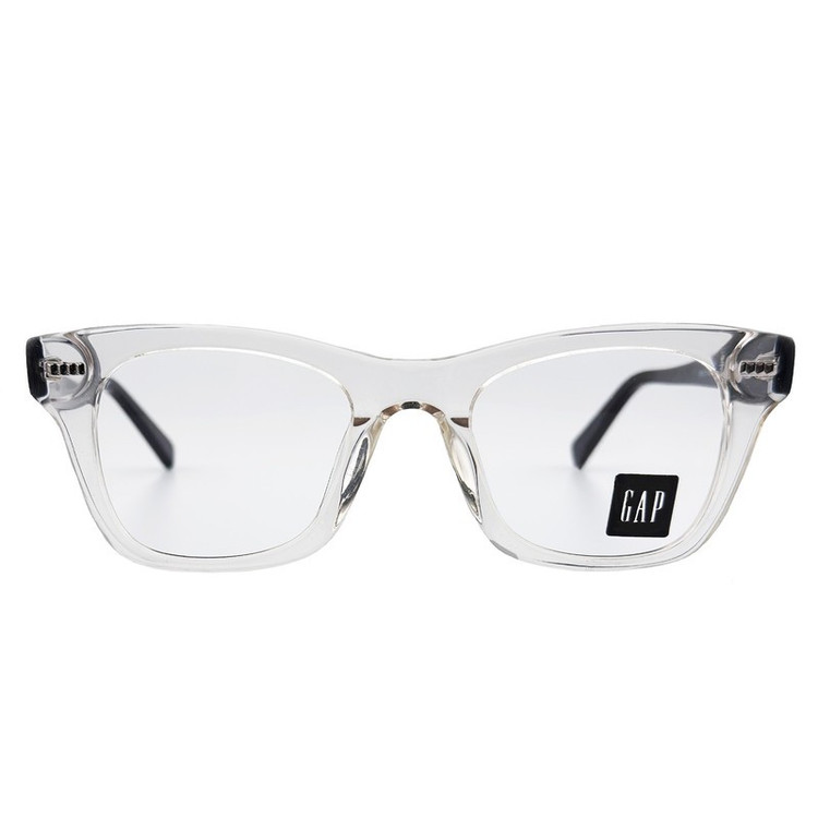 فریم عینک طبی ویفرر (Wayfarer) گپ مدل 8002C3 Transparent Pearl River مناسب برای صورت بیضی، گرد
