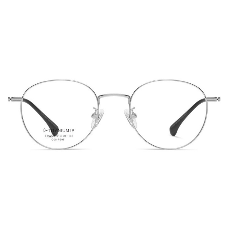 فریم عینک طبی گرد مدل ST6220C05-P298 مناسب برای انواع فرم صورت