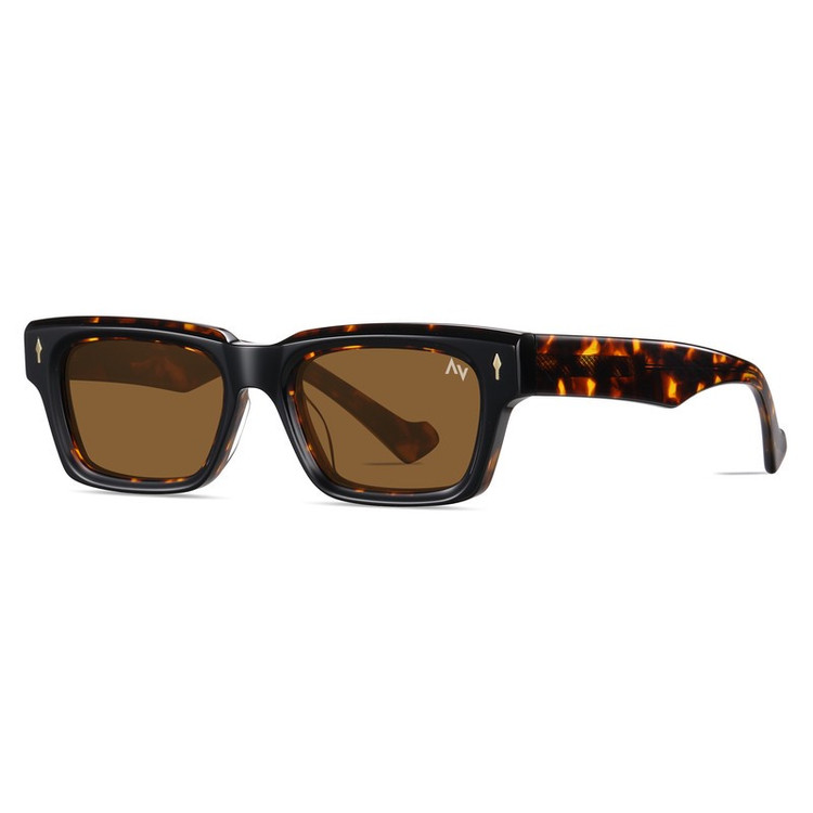 عینک آفتابی مستطیلی آلبرت وگ مدل S32108C2 Acetate Avantgarde Visionary
