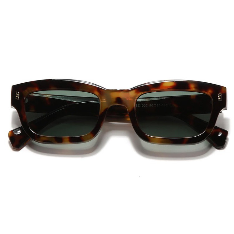 عینک آفتابی مستطیلی مدل SZ 1002 Leopard Emerald