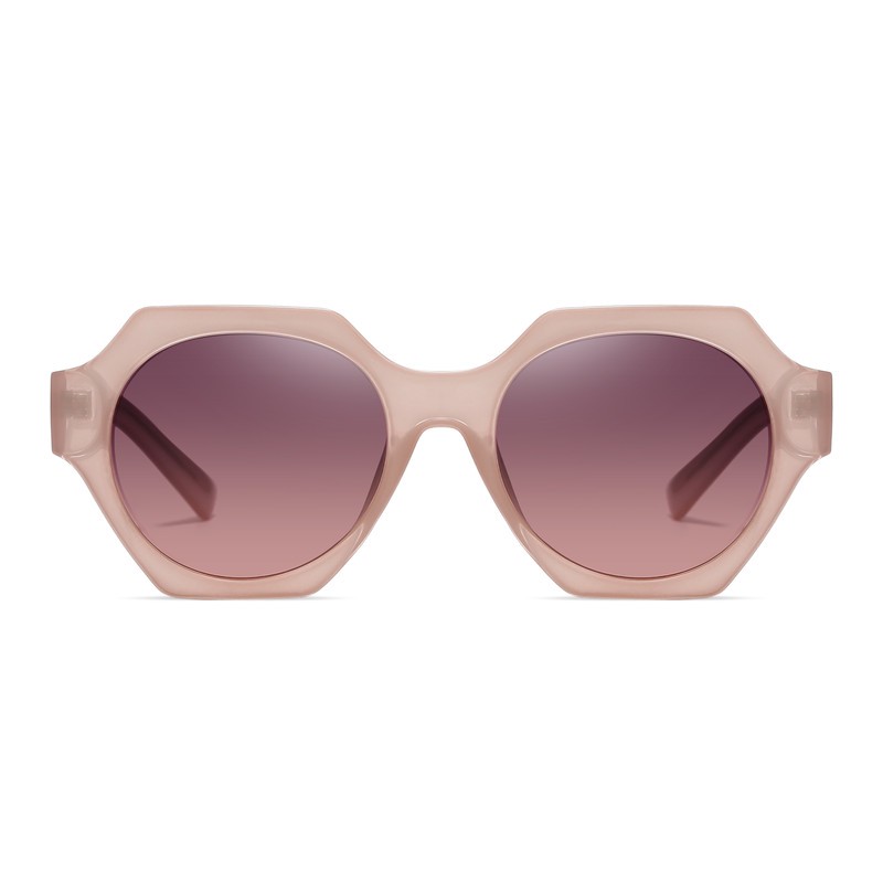عینک آفتابی چند ضلعی زنانه آلبرت وگ مدل S26106C3 Acetate Avantgarde Visionary