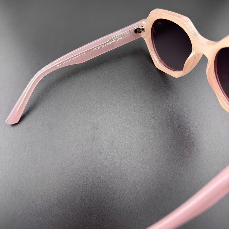 عینک آفتابی چند ضلعی زنانه آلبرت وگ مدل S26106C3 Acetate Avantgarde Visionary