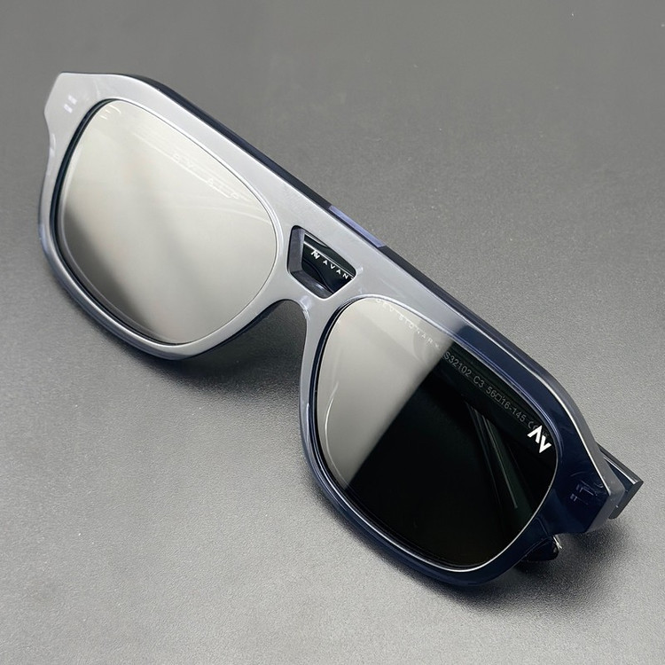 عینک آفتابی خلبانی (Aviator) آلبرت وگ مدل S32102C3 Acetate Avantgarde Visionary