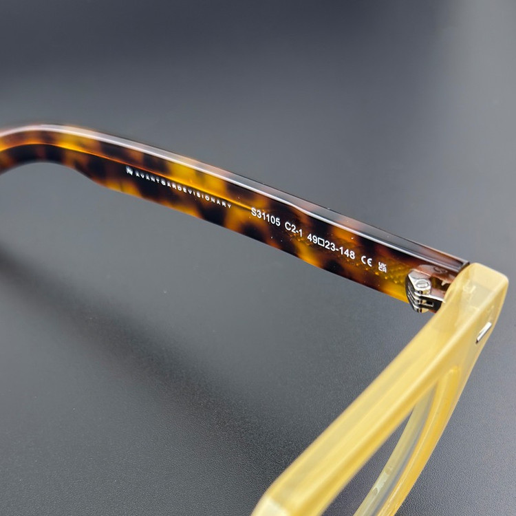 عینک محافظ چشم آلبرت وگ مدل S31105C2-1 Acetate Anti Blue Light
