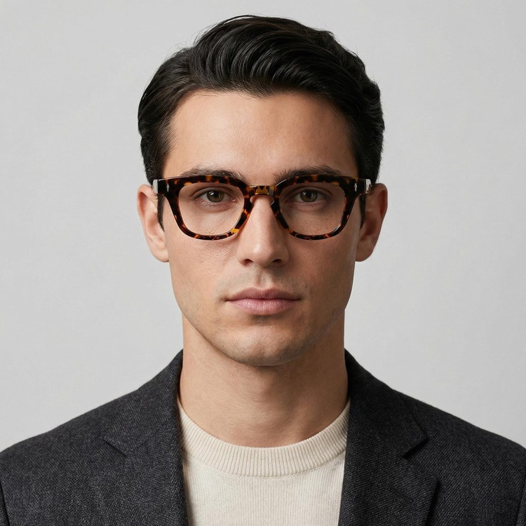 فریم عینک طبی ویفرر مدل S31110-C2-1 Acetate مناسب برای صورت گرد و بیضی